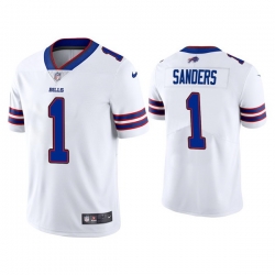 Men Buffalo Bills 1 Emmanuel Sanders White Vapor Untouchable Limited Stitched Jersey Men Buffalo Bills 1 Emmanuel Sanders White Vapor Untouchable Limited Stitched Jersey
