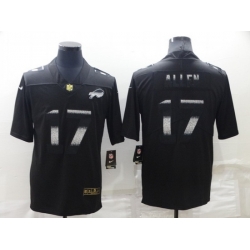 Men Buffalo Bills 17 Josh Allen Black Shadow Stitched Jersey Men Buffalo Bills 17 Josh Allen Black Shadow Stitched Jersey