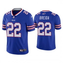 Men Buffalo Bills 22 Matt Breida Blue Vapor Untouchable Limited Stitched Jersey Men Buffalo Bills 22 Matt Breida Blue Vapor Untouchable Limited Stitched Jersey