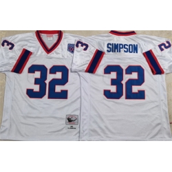 Men Buffalo Bills 32 SIMPSON White Stitched jersey Men Buffalo Bills 32 SIMPSON White Stitched jersey