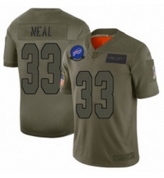 Men Buffalo Bills 33 Siran Neal Limited Camo 2019 Salute to Service Football Jersey