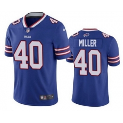 Men Buffalo Bills 40 Von Miller Royal Vapor Untouchable Limited Stitched jersey Men Buffalo Bills 40 Von Miller Royal Vapor Untouchable Limited Stitched jersey