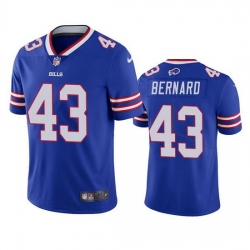 Men Buffalo Bills 43 Terrel Bernard Blue Vapor Untouchable Limited Stitched Jersey Men Buffalo Bills 43 Terrel Bernard Blue Vapor Untouchable Limited Stitched Jersey