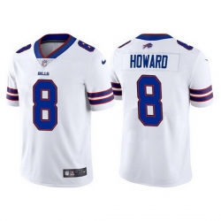 Men Buffalo Bills 8 O J  Howard White Vapor Untouchable Limited Stitched jersey Men Buffalo Bills 8 O J  Howard White Vapor Untouchable Limited Stitched jersey