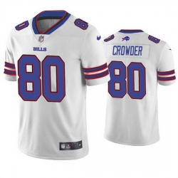 Men Buffalo Bills 80 Jamison Crowder White Vapor Untouchable Limited Stitched jersey Men Buffalo Bills 80 Jamison Crowder White Vapor Untouchable Limited Stitched jersey