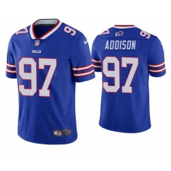 Men Buffalo Bills 97 Mario Addison Blue Vapor Untouchable Limited Stitched Jersey Men Buffalo Bills 97 Mario Addison Blue Vapor Untouchable Limited Stitched Jersey