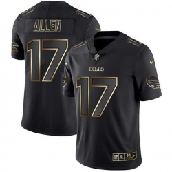 Men Buffalo Bills Active Player Custom 2019 Black Gold Edition Stitched NFL Jersey