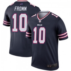 Men Buffalo Bills Jake Fromm Navy Legend Inverted Jersey Men Buffalo Bills Jake Fromm Navy Legend Inverted Jersey