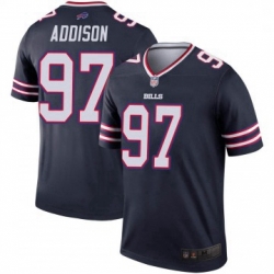 Men Buffalo Bills Mario Addison Navy Legend Inverted Jersey By Nike Men Buffalo Bills Mario Addison Navy Legend Inverted Jersey By Nike