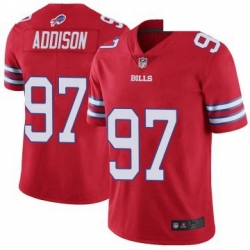 Men Buffalo Bills Mario Addison Red Limited Color Rush Vapor Untouchable Jersey By Nike Men Buffalo Bills Mario Addison Red Limited Color Rush Vapor Untouchable Jersey By Nike