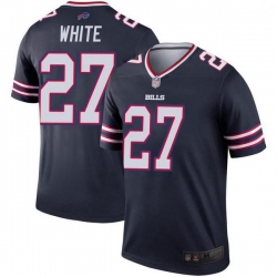 Men Buffalo Bills Tre'Davious White White Legend Inverted Navy Jersey Men Buffalo Bills Tre'Davious White White Legend Inverted Navy Jersey