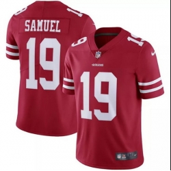 Men Francisco 49ers Deebo Samuel #19 Red Vapor Untouchable Limited Player Football Jersey Men Francisco 49ers Deebo Samuel #19 Red Vapor Untouchable Limited Player Football Jersey