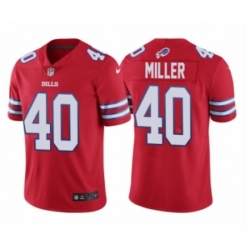 Men's Buffalo Bills #40 Von Miller Red Royal Vapor Limited Football Jersey Men's Buffalo Bills #40 Von Miller Red Royal Vapor Limited Football Jersey