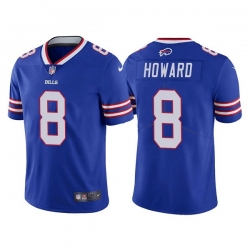 Men's Buffalo Bills #8 O.J. Howard Royal Vapor Untouchable Limited Stitched Jersey Men's Buffalo Bills #8 O.J. Howard Royal Vapor Untouchable Limited Stitched Jersey