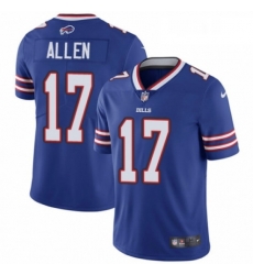 Mens Nike Buffalo Bills 17 Josh Allen Royal Blue Team Color Vapor Untouchable Limited Player NFL Jersey