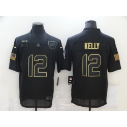 Nike Buffalo Bills 12 Jim Kelly Black 2020 Salute To Service Limited Jersey Nike Buffalo Bills 12 Jim Kelly Black 2020 Salute To Service Limited Jersey