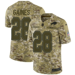 Nike Buffalo Bills 28 E J  Gaines Camo Men Stitched NFL Limited 2018 Salute To Service Jersey Nike Buffalo Bills 28 E J  Gaines Camo Men Stitched NFL Limited 2018 Salute To Service Jersey