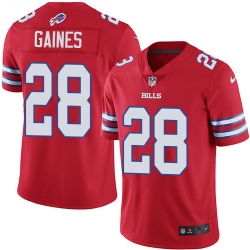 Nike Buffalo Bills 28 E J  Gaines Red Men Stitched NFL Limited Rush Jersey Nike Buffalo Bills 28 E J  Gaines Red Men Stitched NFL Limited Rush Jersey