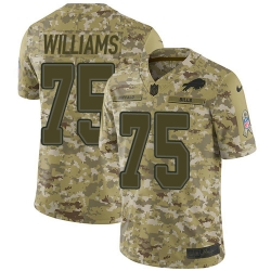 Nike Buffalo Bills 75 Daryl Williams Camo Men Stitched NFL Limited 2018 Salute To Service Jersey Nike Buffalo Bills 75 Daryl Williams Camo Men Stitched NFL Limited 2018 Salute To Service Jersey