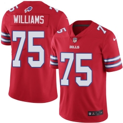Nike Buffalo Bills 75 Daryl Williams Red Men Stitched NFL Limited Rush Jersey Nike Buffalo Bills 75 Daryl Williams Red Men Stitched NFL Limited Rush Jersey