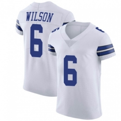 Nike Cowboys 6 Donavan Wilson White Men Stitched With Established In NFL New Elite Jersey Nike Cowboys 6 Donavan Wilson White Men Stitched With Established In NFL New Elite Jersey