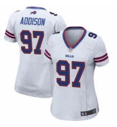 Women Buffalo Bills Mario Addison White Game Jersey By Nike