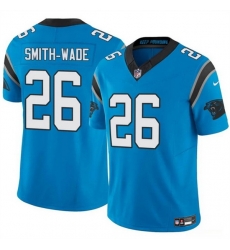 Men Carolina Panthers 26 Chau Smith Wade Blue 2025 F U S E  Vapor Limited Stitched Football Jersey Men Carolina Panthers 26 Chau Smith Wade Blue 2025 F U S E  Vapor Limited Stitched Football Jersey