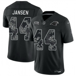Men Carolina Panthers 44 J J Jansen Black F U S E 2026 Salute to Service Limited Stitched Football Jersey