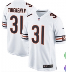 Men Chicago Bears 31 Dillon Thieneman White 2026 F U S E Vapor Untouchable Limited Stitched Football Jersey Men Chicago Bears 31 Dillon Thieneman White 2026 F U S E Vapor Untouchable Limited Stitched Football Jersey