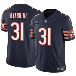 Men Chicago Bears 31 Kevin Byard III Navy 2024 F U S E  With 1 Star C Patch Vapor Untouchable Limited Stitched Football Jersey