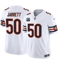 Men Chicago Bears 50 Grady Jarrett White 2026 F U S E 2 Star C Patch Vapor Untouchable Limited Stitched Football Jersey Men Chicago Bears 50 Grady Jarrett White 2026 F U S E 2 Star C Patch Vapor Untouchable Limited Stitched Football Jersey