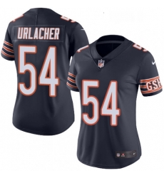 Womens Nike Chicago Bears 54 Brian Urlacher Elite Navy Blue Team Color NFL Jersey