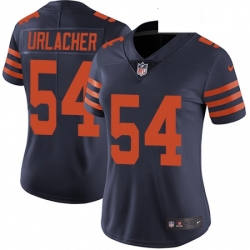 Womens Nike Chicago Bears 54 Brian Urlacher Navy Blue Alternate Vapor Untouchable Limited Player NFL Jersey