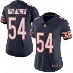 Womens Nike Chicago Bears 54 Brian Urlacher Navy Blue Team Color Vapor Untouchable Limited Player NFL Jersey