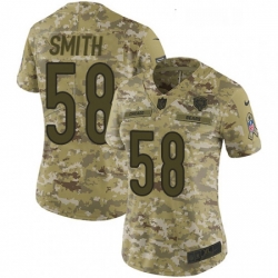 Womens Nike Chicago Bears 58 Roquan Smith Limited Camo 2018 Salute to Service NFL Jersey