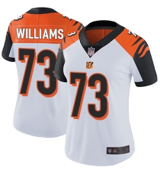 Bengals 73 Jonah Williams White Women Stitched Football Vapor Untouchable Limited Jersey