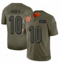 Womens Cincinnati Bengals 10 Kevin Huber Limited Camo 2019 Salute to Service Football Jersey