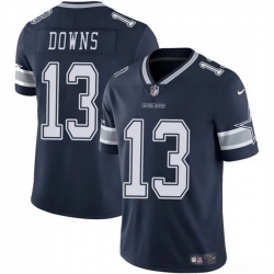 Men Dallas Cowboys  13 Caleb Downs Navy 2026 Draft Vapor Untouchable Limited Stitched Football Jersey