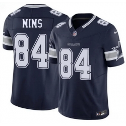 Men Dallas Cowboys  84 Denzel Mims Navy 2026 F U S E Vapor Untouchable Limited Stitched Football Jersey