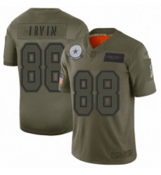 Men Dallas Cowboys 88 Michael Irvin Limited Camo 2019 Salute to Service Football Jersey