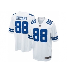 Nike Dallas Cowboys 88 Dez Bryant White Game NFL Jersey