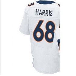Denver Broncos # 68 Ryan Harris white elite Jersey Denver Broncos # 68 Ryan Harris white elite Jersey