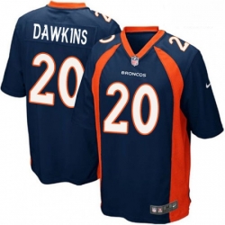Men Nike Denver Broncos 20 Brian Dawkins Game Navy Blue Alternate NFL Jersey Men Nike Denver Broncos 20 Brian Dawkins Game Navy Blue Alternate NFL Jersey
