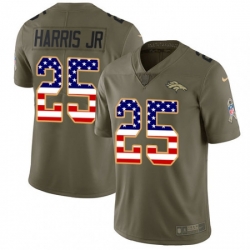 Men Nike Denver Broncos 25 Chris Harris Jr Limited OliveUSA Flag 2017 Salute to Service NFL Jersey Men Nike Denver Broncos 25 Chris Harris Jr Limited OliveUSA Flag 2017 Salute to Service NFL Jersey