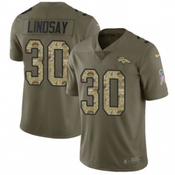 Men Nike Denver Broncos 30 Phillip Lindsay Limited Olive Camo 2017 Salute to Service NFL Jersey Men Nike Denver Broncos 30 Phillip Lindsay Limited Olive Camo 2017 Salute to Service NFL Jersey
