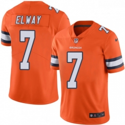 Men Nike Denver Broncos 7 John Elway Elite Orange Rush Vapor Untouchable NFL Jersey Men Nike Denver Broncos 7 John Elway Elite Orange Rush Vapor Untouchable NFL Jersey