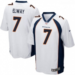 Men Nike Denver Broncos 7 John Elway Game White NFL Jersey Men Nike Denver Broncos 7 John Elway Game White NFL Jersey