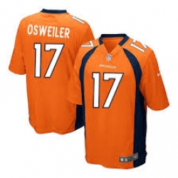 NEW Denver Broncos #17 Brock osweiler Orange Team Color NFL New Elite Jersey NEW Denver Broncos #17 Brock osweiler Orange Team Color NFL New Elite Jersey
