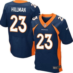 Nike Broncos #23 Ronnie Hillman Navy Blue Alternate Mens Stitched NFL New Elite Jersey Nike Broncos #23 Ronnie Hillman Navy Blue Alternate Mens Stitched NFL New Elite Jersey