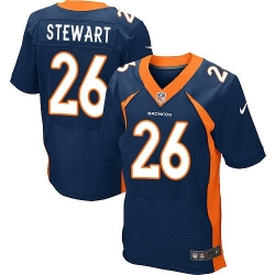 Nike Broncos #26 Darian Stewart Navy Blue Alternate Mens Stitched NFL New Elite Jersey Nike Broncos #26 Darian Stewart Navy Blue Alternate Mens Stitched NFL New Elite Jersey